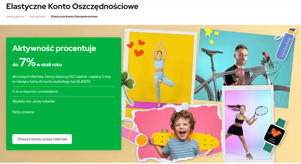 Elastyczne Konto Oszczędnościowe VeloBank